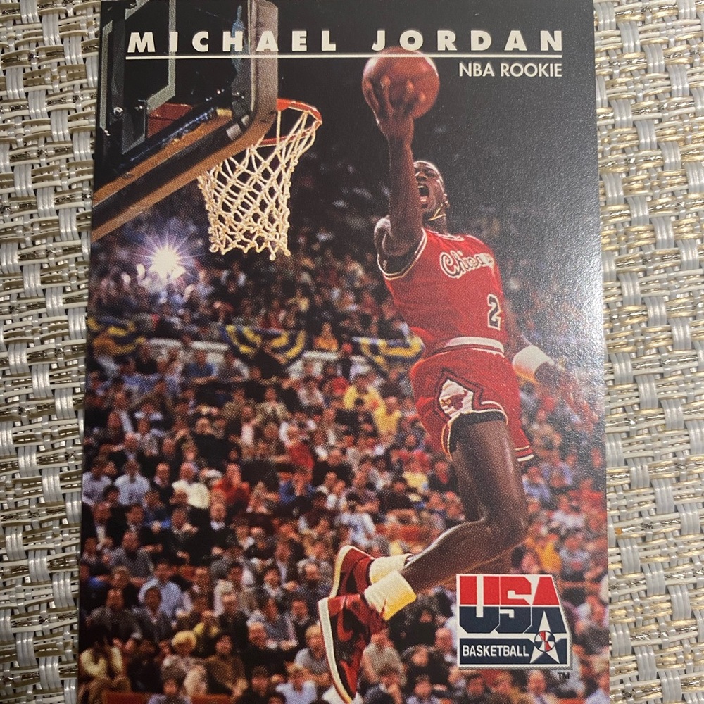 RARE MICHEAL JORDAN USA BASKETBALL CARD 🔥